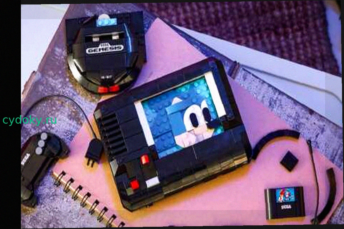 Lego и Sega Представляют Сборную Миниатюрную Консоль Sega Genesis