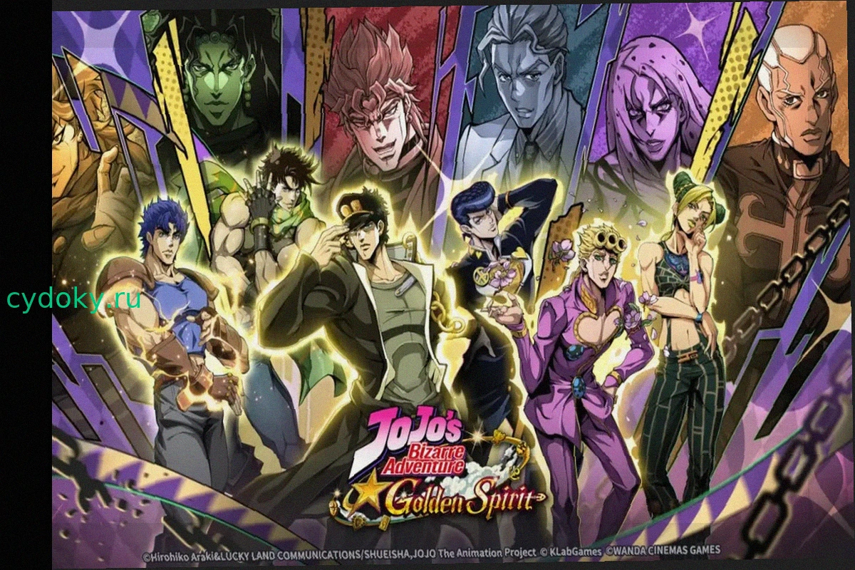 JoJo’s Bizarre Adventure: Golden Spirit открыла предрегистрацию на Android и iOS с персонажами из шести поколений аниме