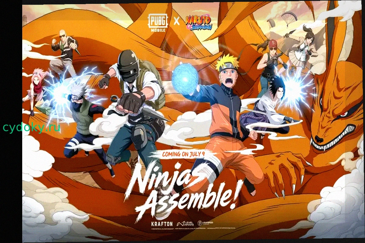 PUBG Mobile anuncia colaboração histórica com Naruto Shippuden; atualização chega em 9 de julho